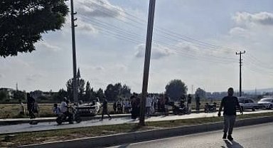 Mersin'de otomobil direğe çarptı: 1 ölü