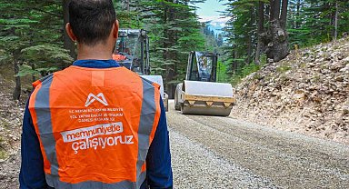 Mersin'de yayla yolu 50 kilometreden 18 kilometreye düştü