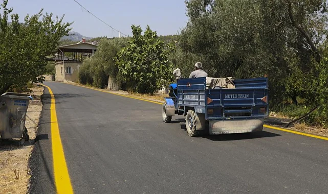 Mersin'de Gülnar Şehit Recep Çelik caddesi yenilendi