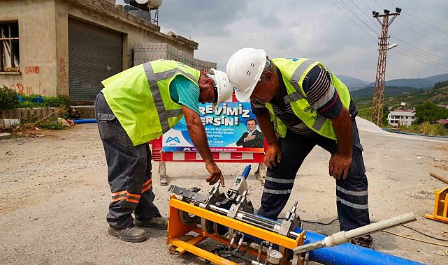 MESKİ, altyapı hattı çalışmalarını sürdürüyor