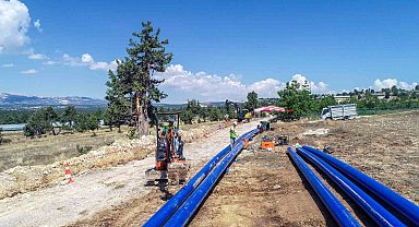 MESKİ, Erdemli'de içme suyu çalışmalarını sürdürüyor