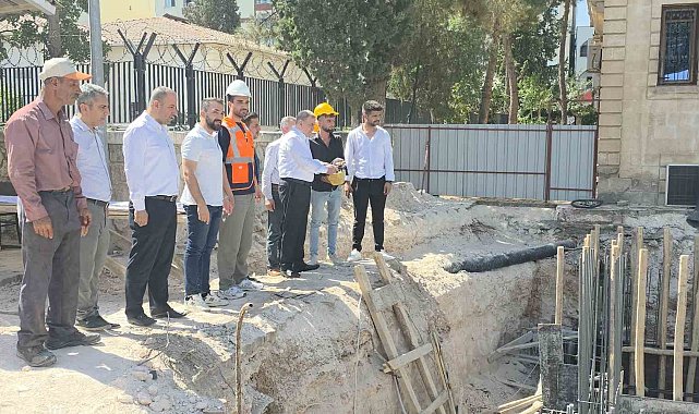 Midyat Belediyesi ek hizmet binasının temeli atıldı