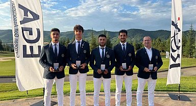 Milli golfçüler, European Men's and Ladies' Team Shield Championship 2025'te dereceye girdi