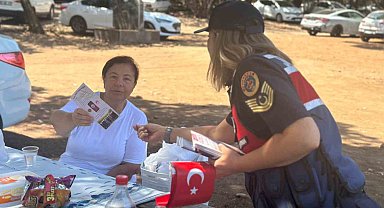 Milli Park ziyaretçilerine KADES bilgilendirmesi