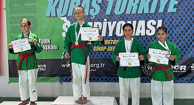 Minik sporcular 8 madalya kazandı