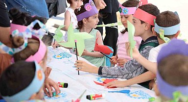 Minikler atölye keyfini çıkardı