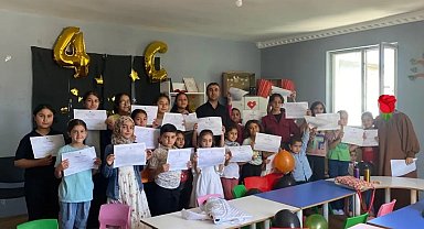 Minikler kur'an sevincini yaşadı