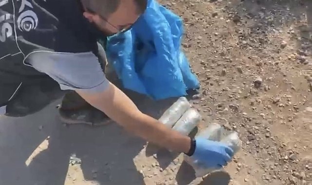 Motosikletle uyuşturucu kuryeliği yapan şahıstan 6 kilo esrar çıktı