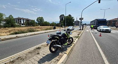 Motosikletliler karşıdan karşıya geçemedi