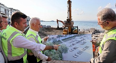 Mudanya'nın vitrini Bursa Büyükşehir'le yenileniyor