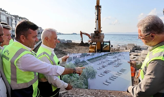Mudanya'nın vitrini Bursa Büyükşehir'le yenileniyor