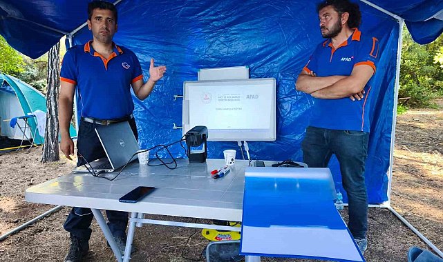 Muğla AFAD'dan Çubucak'ta 1 haftalık kampçılık eğitimi