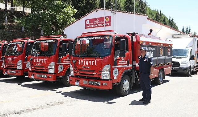 Muğla İtfaiyesi'ne 72 yeni araç