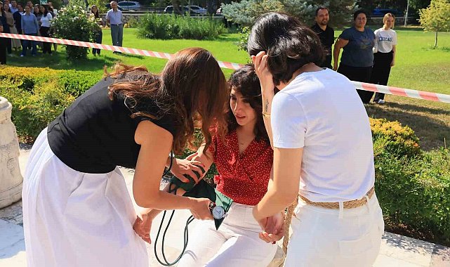 Muğla Valiliği'nde yangın ve tahliye tatbikatı
