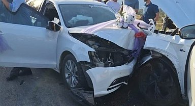 Muğla'da düğün konvoyunda kaza: 1'i ağır 6 yaralı