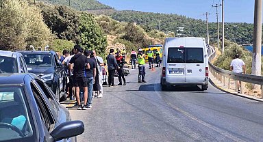 Muğla'da hafif ticari araçla motosiklet kafa kafaya çarpıştı: 1 ölü