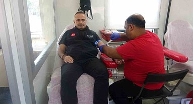 Muğla'da "Candan Bağlıyız" kampanyasıyla kan bağışı etkinliği düzenlendi