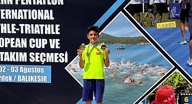 Muğlalı sporcu Kerem Batur Genç'ten çifte madalya