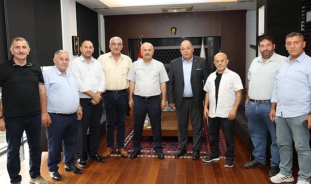 Muhtarlar Birliği'nden Başkan Büyükgöz'e ziyaret