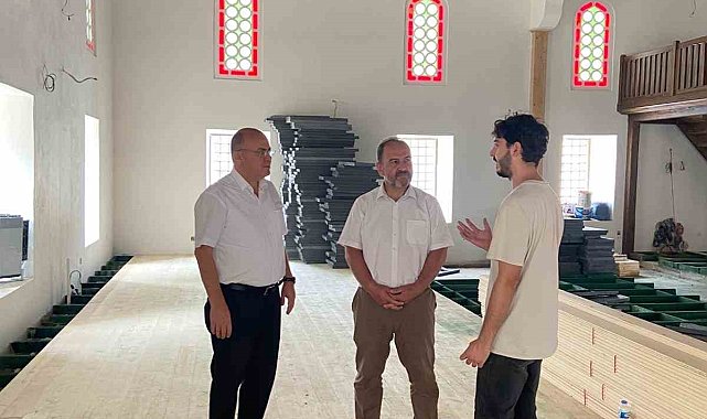 Muradiye Camii'nde restorasyon çalışmaları sürüyor