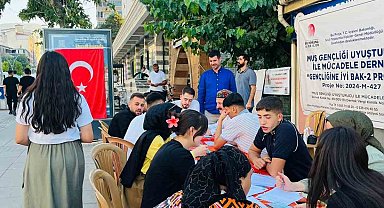 Muş'ta "Gençliğine İyi Bak 2" projesi kapsamında saha çalışması yapıldı