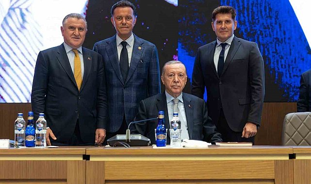 Nebi Hatipoğlu ve Jeyap Heper, Cumhurbaşkanı Erdoğan'ı ziyaret etti