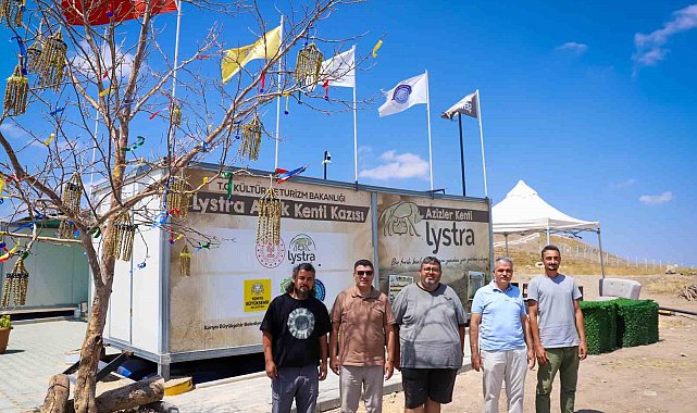 NEÜ Rektör Yardımcıları Lystra Antik Kenti'nde incelemelerde bulundu