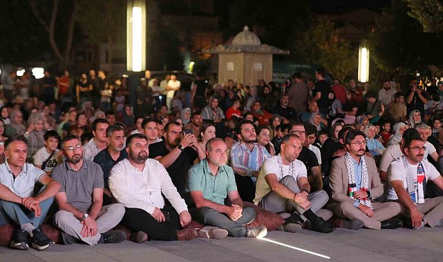 Niğde Belediyesi'nden Gazze için dayanışma etkinliği: 'Sessiz Çığlık' belgeseli gösterildi