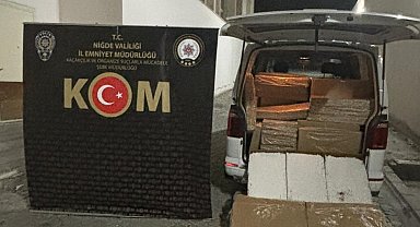 Niğde'de kaçakçılık operasyonu: 8 şüpheli yakalandı