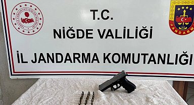 Niğde'de yasadışı silah taşıyan şahıs yakalandı