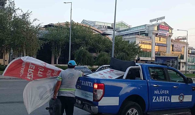 Nilüfer'de görsel kirliliğe geçit yok