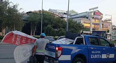Nilüfer'de görsel kirliliğe geçit yok