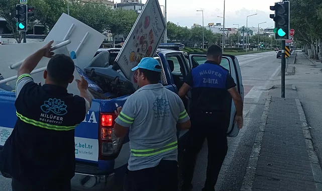 Nilüfer'de görsel kirliliğe geçit yok