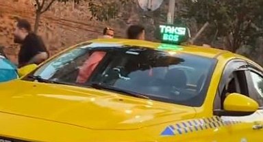 Nişantaşı'nda dehşet anları: Sopayla kadının üzerine yürüdü