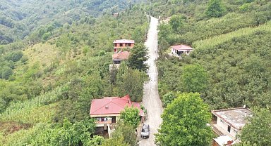 Ordu Büyükşehir'den beton yol çalışması
