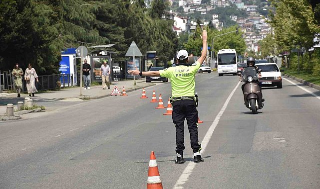Ordu'da bir haftada 17 binden fazla araç ve sürücüsü denetlendi