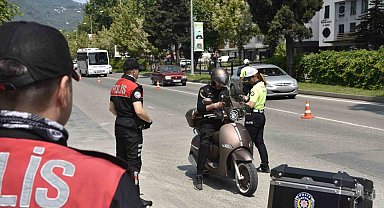 Ordu'da bir haftada 18 binden fazla araç ve sürücüsü denetledi