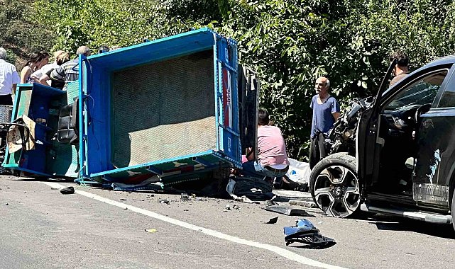 Ordu'da cip patpata çarptı: 2 yaralı