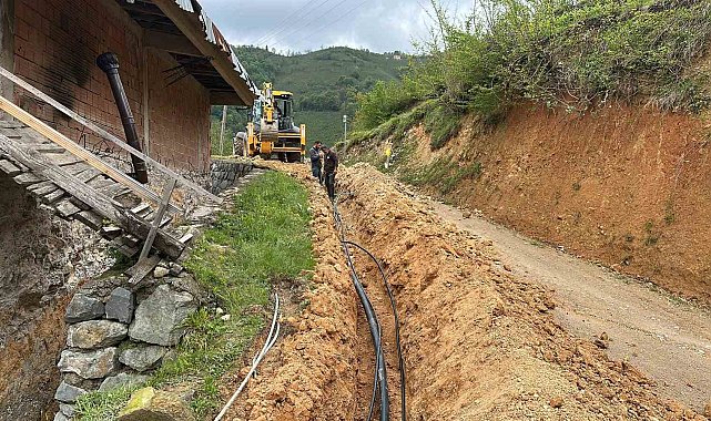 Ordu'da içme suyu altyapısı güçlendiriliyor