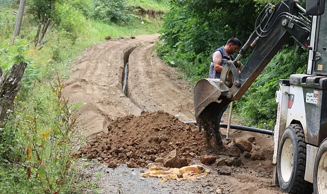 Ordu'da 435 hane temiz suya kavuştu
