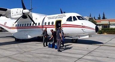 Organ nakli bekleyen hastaya Hava Kuvvetlerine ait ambulansla karaciğer grefti ulaştırıldı