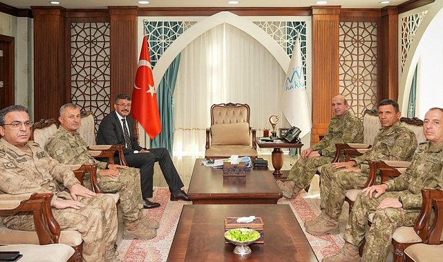 Orgeneral Levent Ergün'den Vali Çelik'e ziyaret