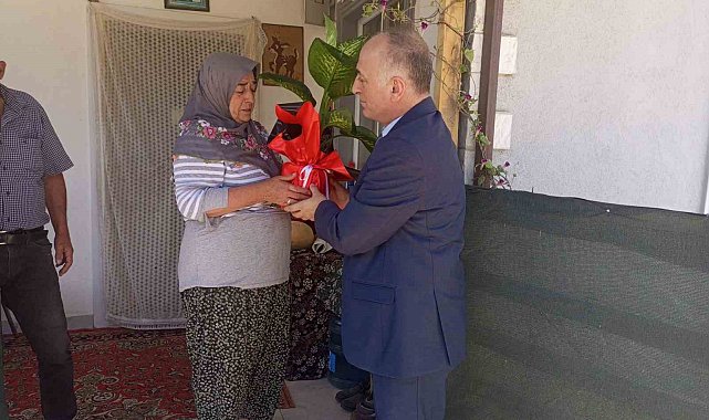 Orman şehidi Tolunay Kocaman'ın ailesine anlamlı ziyaret