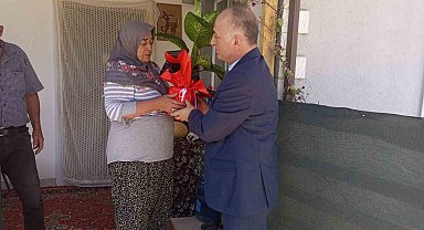 Orman şehidi Tolunay Kocaman'ın ailesine anlamlı ziyaret