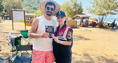 Orman yangınına karşı vatandaşlar bilgilendirildi
