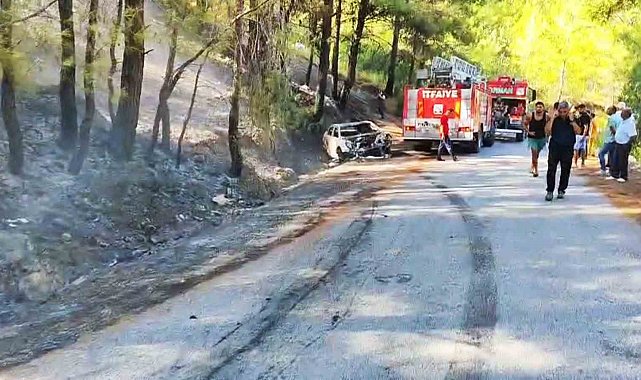 Ormana sıçrayan yangın söndürüldü