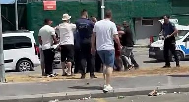 Ortahisar Belediyesi'nin düzenlediği Autofest'te polis ile zabıta arasında arbede