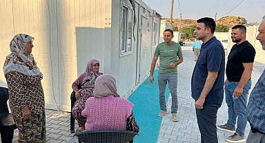 Osmaneli Kaymakamı Abdüssamed Kılıç yangından etkilenen vatandaşlarla buluştu