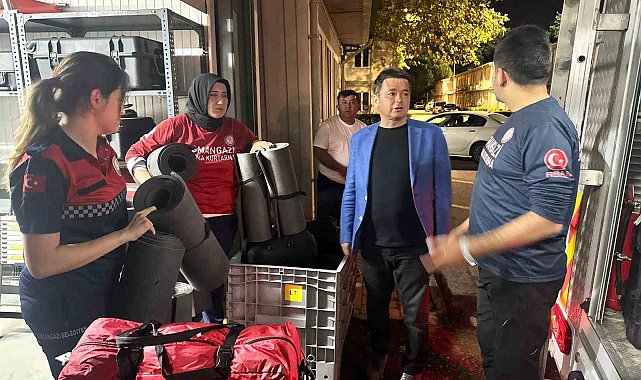 Osmangazi'den Sındırgı'ya deprem sonrası hızlı destek