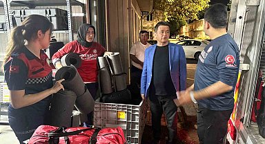 Osmangazi'den Sındırgı'ya deprem sonrası hızlı destek
